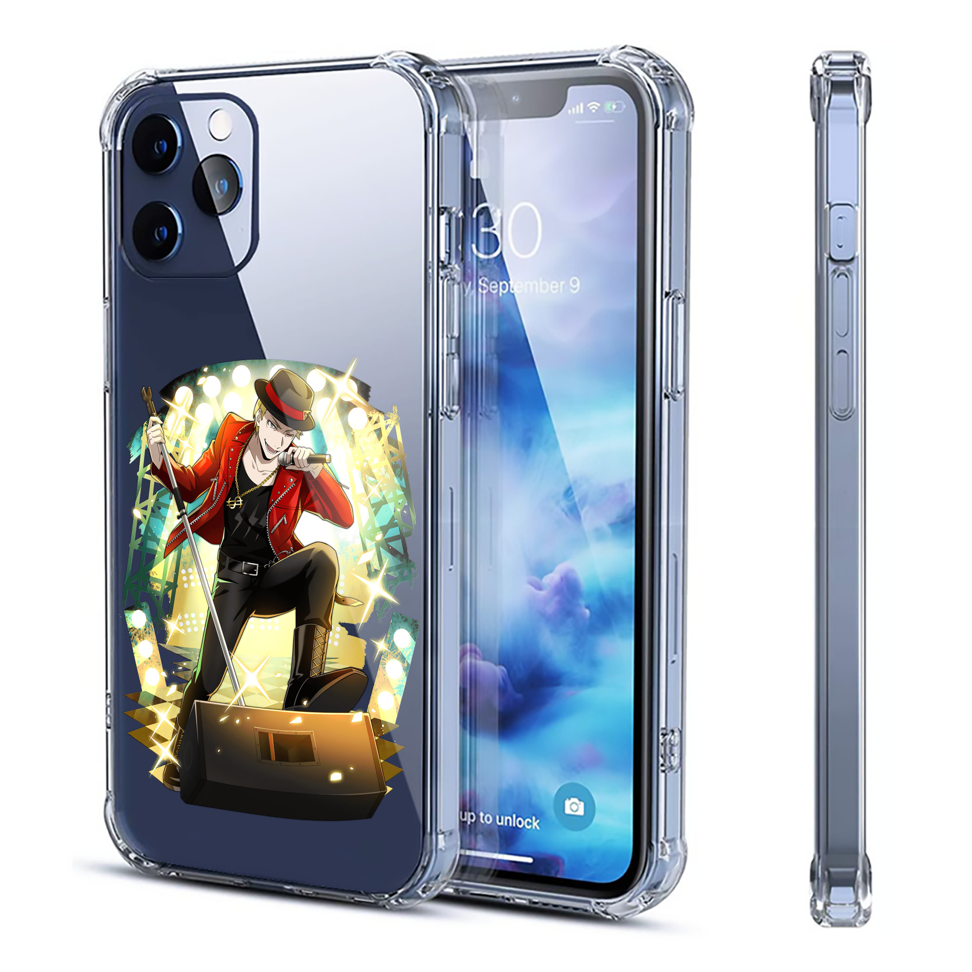 （画像用） 文豪ストレイドッグス Bungo Stray Dogs 【iPhone 12シリーズ対応】透明スマホケース（クリアソフトケース）